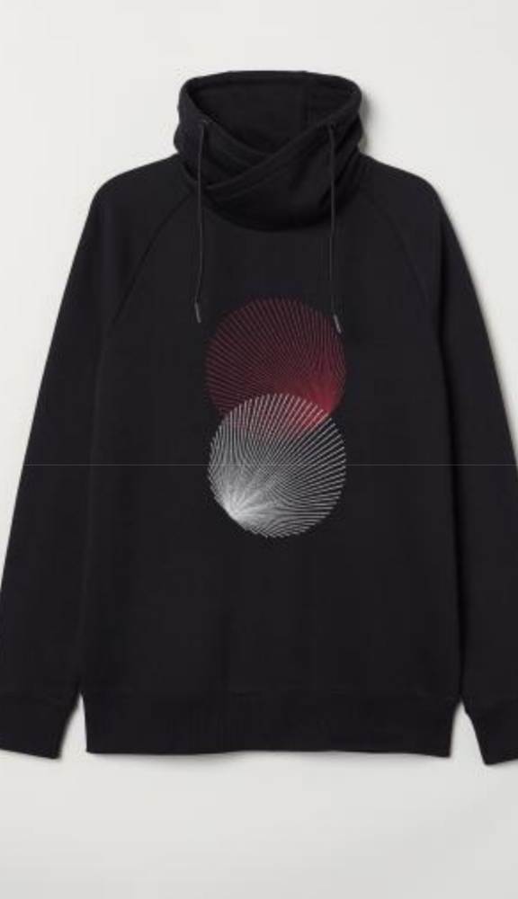 H&M chimney collar sweatshirt